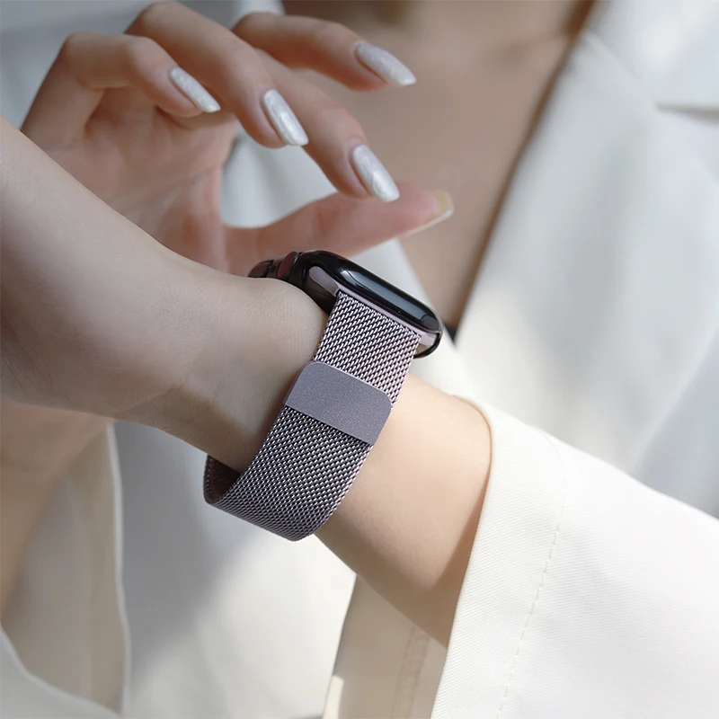 Loop Strap For Apple watch Band 44mm 40mm 45 41mm 49mm 42mm 38mm 45 mm correa bracelet iWatch series 7 ultra 8 6 se accessories