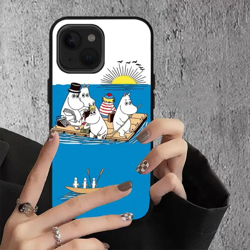 

Cute-M-Moomins-Cartoon Phone Case For Samsung Galaxy A12 A13 A22 A32 A41 A51 A53 A71 A73 Shell