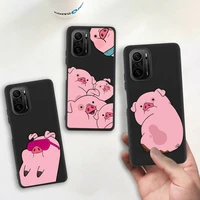 gravity falls waddles pink pig phone case for redmi 9a 8a note 11 10 9 8 8t redmi 9 k20 k30 k40 pro max silicone soft cover