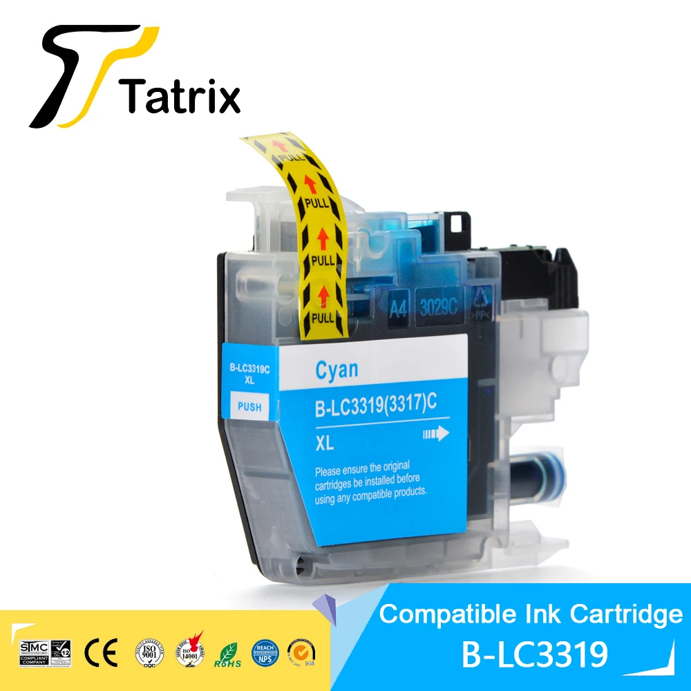 Совместимый чернильный картридж Tatrix LC3319XL LC3319 для Brother MFC-J5330DW/MFC-J5730DW/MFC-J6530DW/MFC-J6730DW