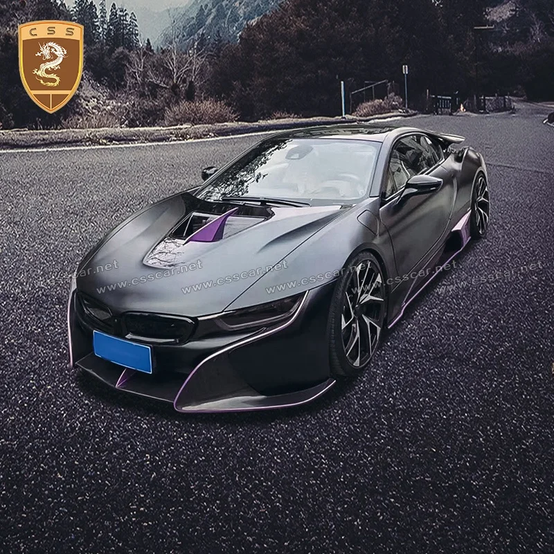 Комплект для тела из углеродного волокна I8 Vorder lippe Heck diffusor Seitens ch weller Css Body Kit BNW