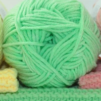 50g milk wool sweet soft cotton baby knitted thick yarn fiber velvet thread hand knitted diy sweater scarf material bag