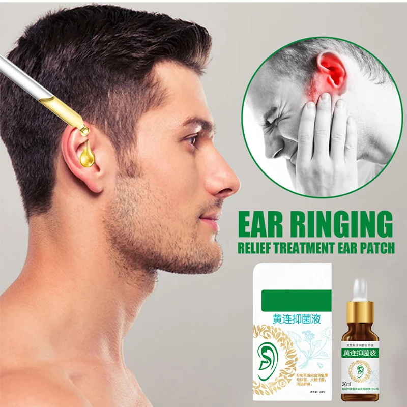 

20ml Ear Drops Treatment Ear Ringing Relief Health Caring Chinese Herbal Medicine Ear Care Personal Health Care TK-ing Health