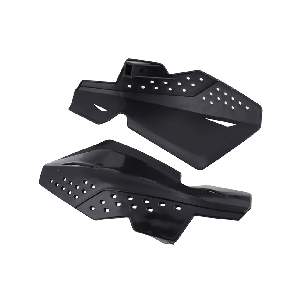 

1 Pair Motorcycle Handlebar Wind Guard Hand Guards 7/8 Inch Handle Handguard Protector Bike Brush (Black)
