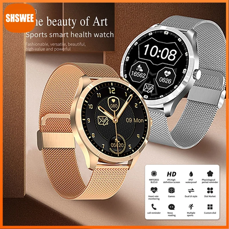 

For Xiaomi Ladies Smart Watch Women Smartwatch Menstrual Cycle Heart Rate Blood Pressure Fitness Tracker Sports Electronic Watch