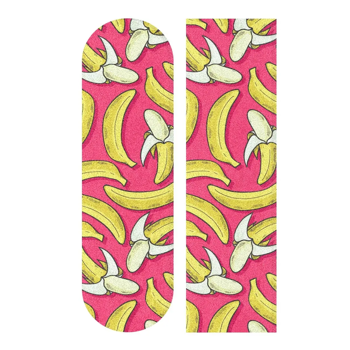 Лента для скейтборда 33X9 дюймов-наждачная бумага рисования скетчей с бананами и