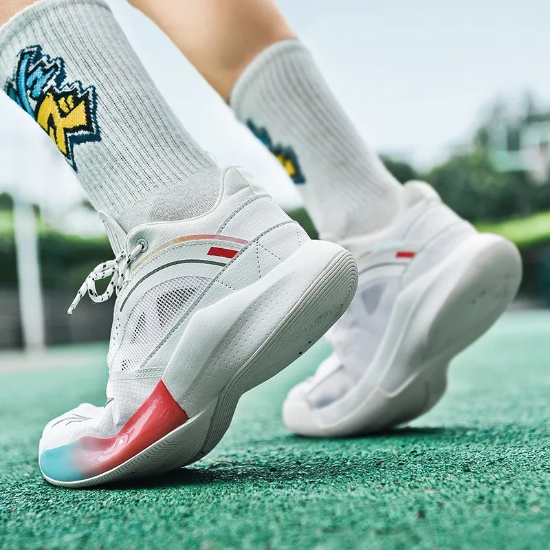 New High Quality Basketball Sneakers Men Breathable Non-Slip Training Sports Shoes Wearable Running Basketball Shoes for Men