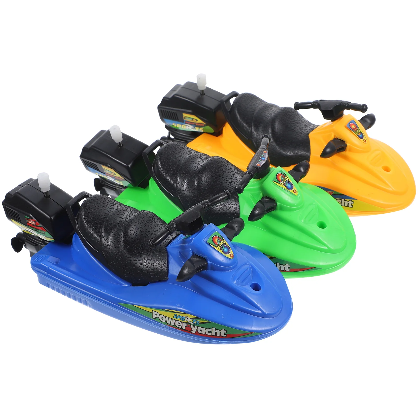 

Motor Boat Swimming Pool Water Toy Wind-up Motorboat Plastic Kiddie Pool For Babies Motorboats Adorable Infant