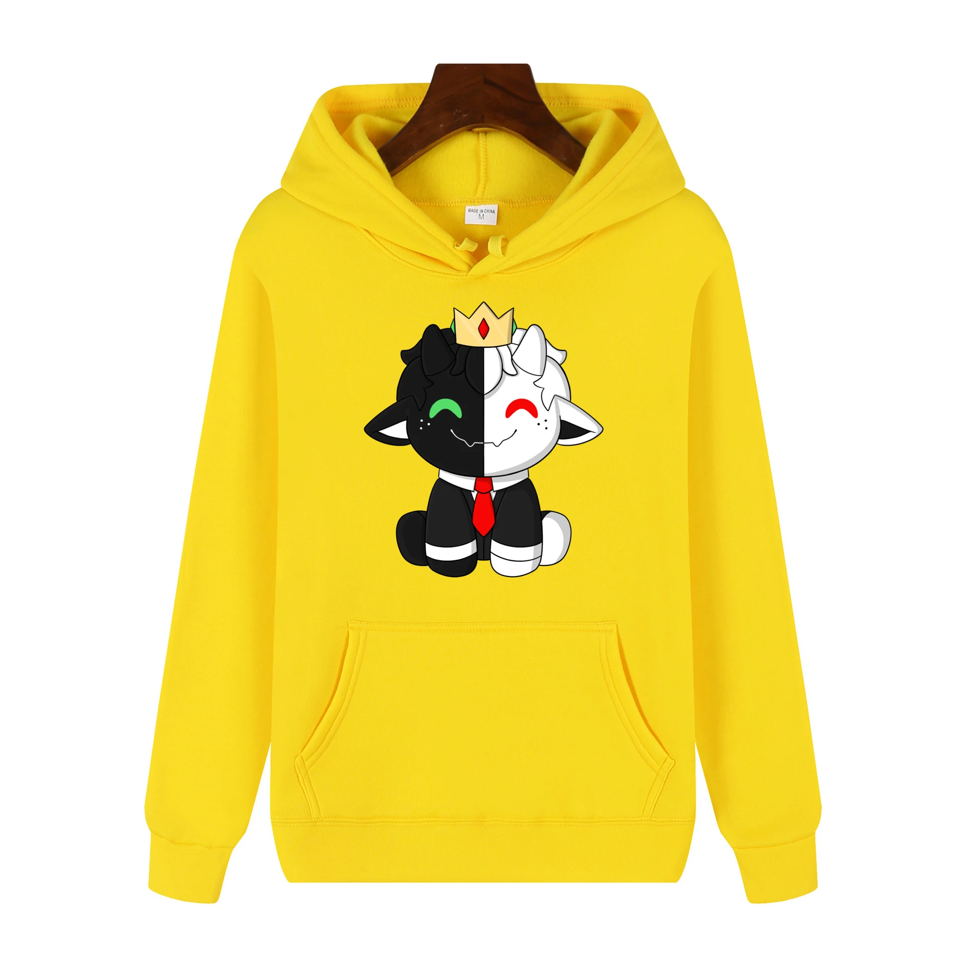 

Худи Ranboo Dreamwastaken Merch, свитшот с рисунком Smile Kawaii, пуловер для мальчиков, худи для мужчин и женщин, модный брендовый дизайнерский