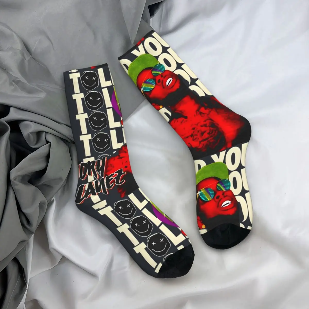 Мужские носки три смеси Tory Lanez I Said You Tour 2017 в стиле ретро Харадзюку Крис Браун