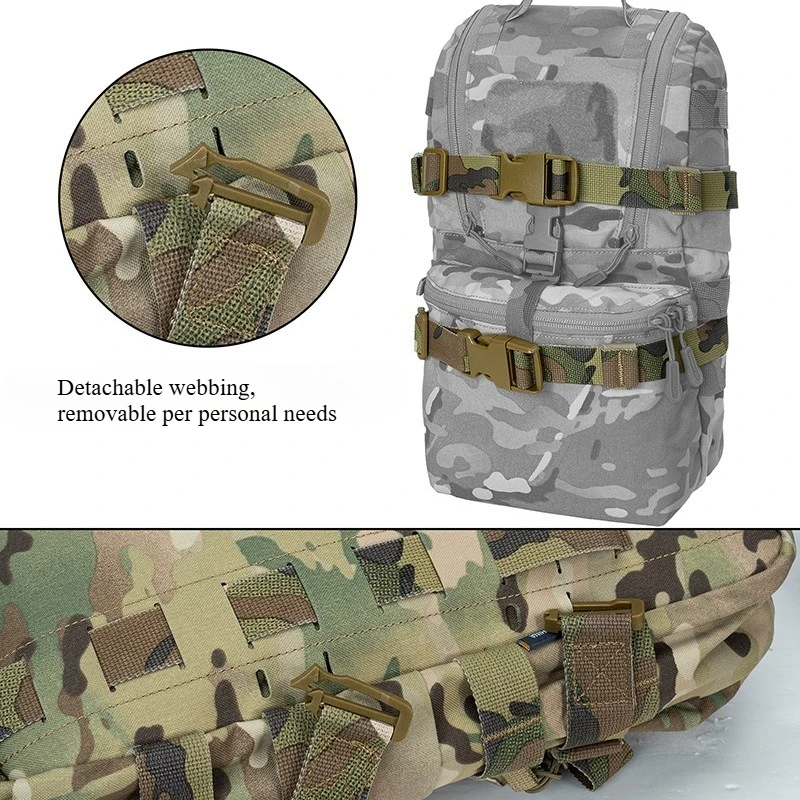 IDOGEAR MBSS Мини-подсумок для гидратора 1.5 л, тактический подсумок на спинную панель жилета, многофункциональный подсумок для хранения (art.: 3920da02cdf7d) - 3920da02cdf7d