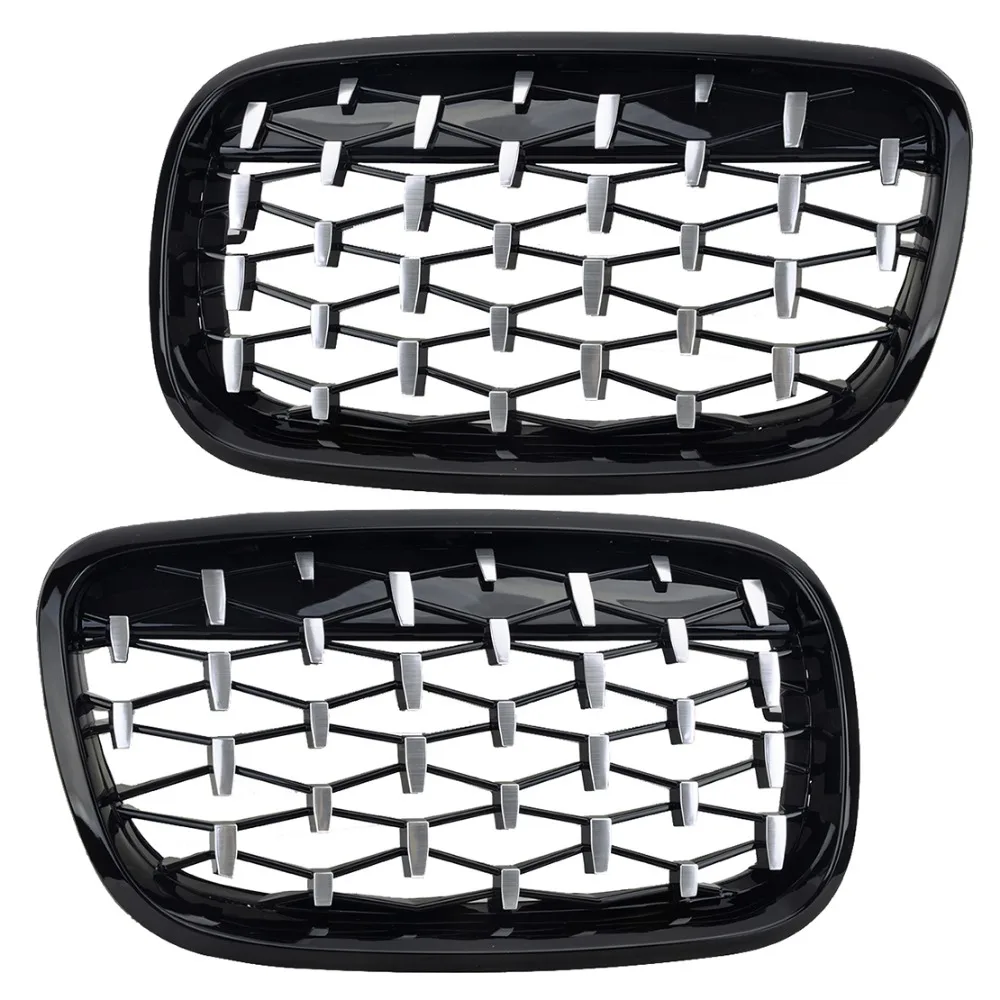 

Racing Grills Front Kidney Grille Diamond Grill 51137305589 For BMW X5 E70 X6 E71 E72 51137305590 51137157687 51137157688