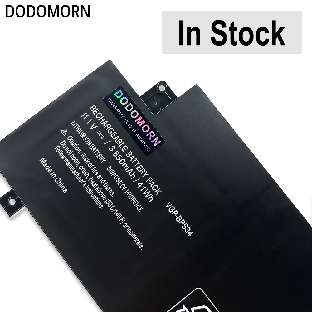 DODOMORN Новый высококачественный аккумулятор VGP-BPS34 для SONY Vaio Fit 15 SVF15A SVF14A серии