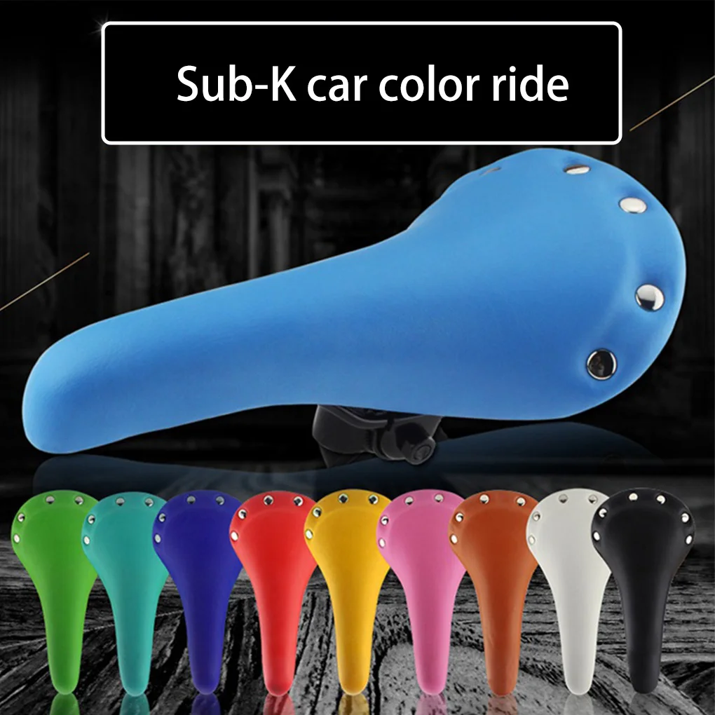 

Universal Vintage Rivet Bike Saddle Cushion Replacement Bicycles PU Leather Seat Butt Supporting Cycling Spare Parts