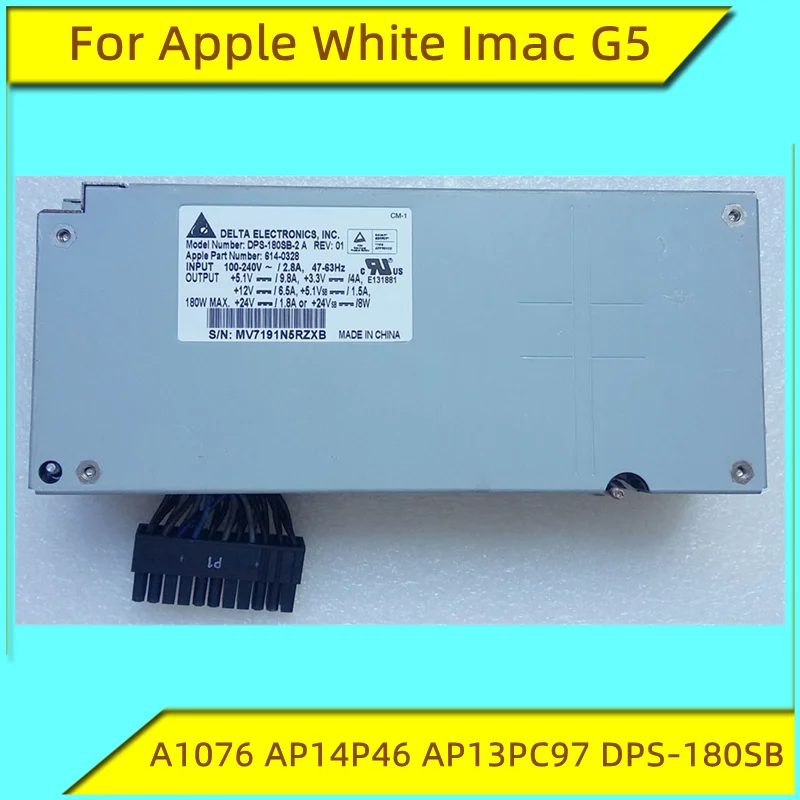 

Оригинальный блок питания для Apple White Imac G5 все-в-одном A1076 AP14P46 AP13PC97 DPS-180SB