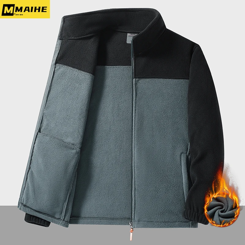 

Зимняя флисовая куртка с мягкой оболочкой для кемпинга мужское и женское плотное теплое пальто большого размера уличная тактическая охотничья ветрозащитная куртка