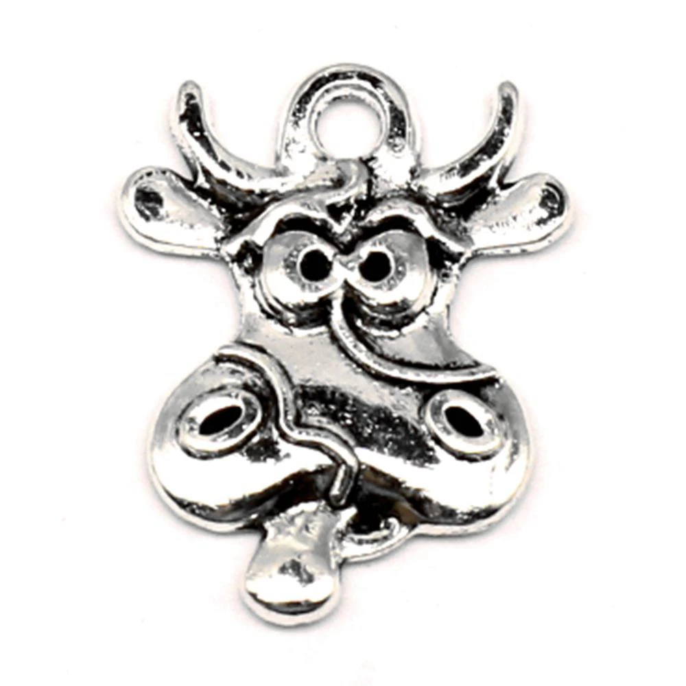 5 шт. подвески в виде молочных коров 18 х24 мм