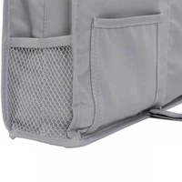 bedside hanging storage bag grey 8 pocket organizer for hold book alarm clock headphones charging cables household accessory