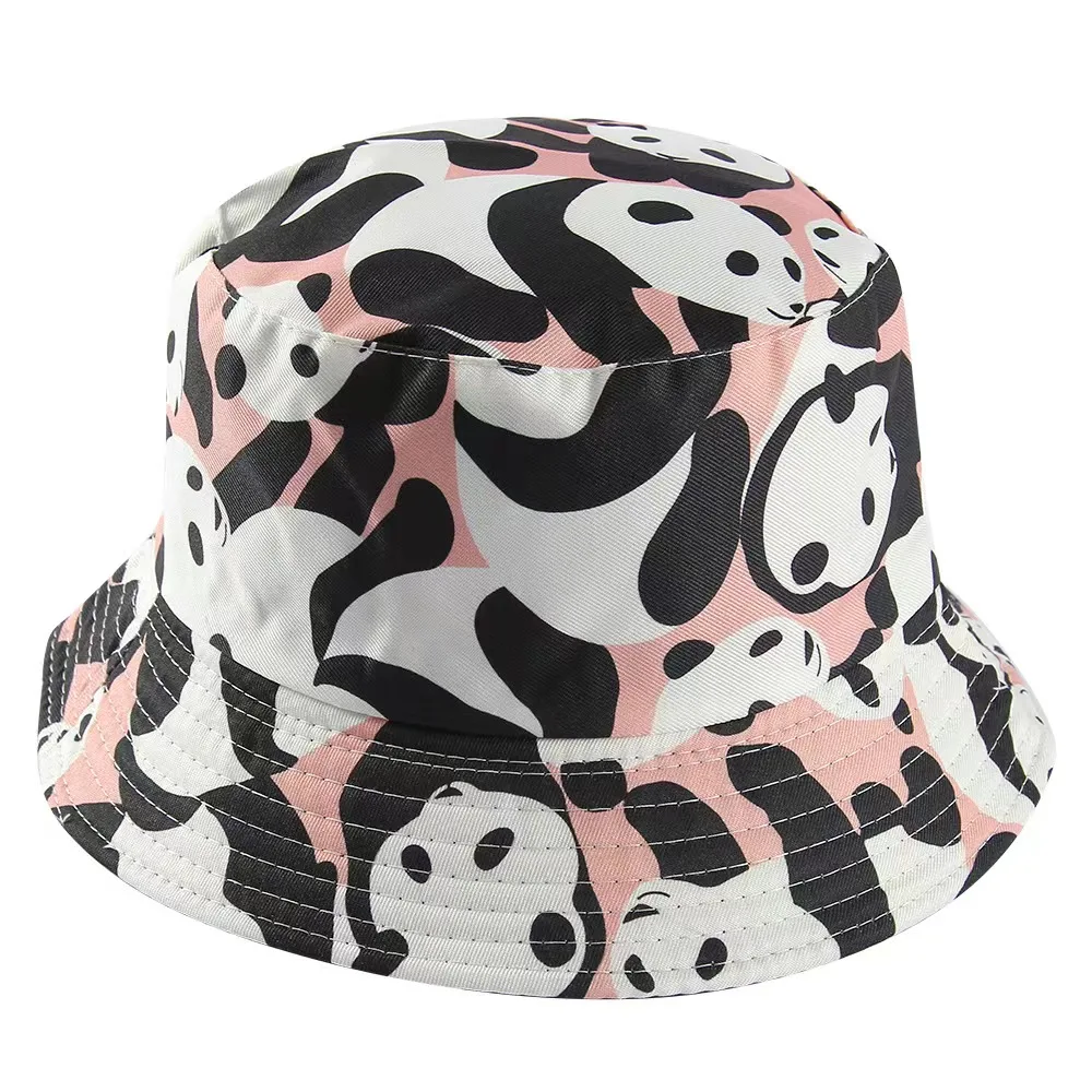 2022 New Leopard Print Bucket Hat Reversible Fisherman Hat Outdoor Travel Panama Hat Sun Cap Hats for Men and Women images - 6