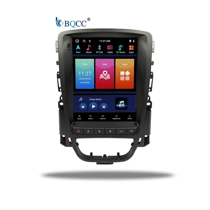Фото Горячая новинка 2026: Автомагнитола BQCC 9.7'' с сенсорным экраном Android, 4G Carplay, DSP, RDS, усилителем для Opel Astra J Vauxhall №2