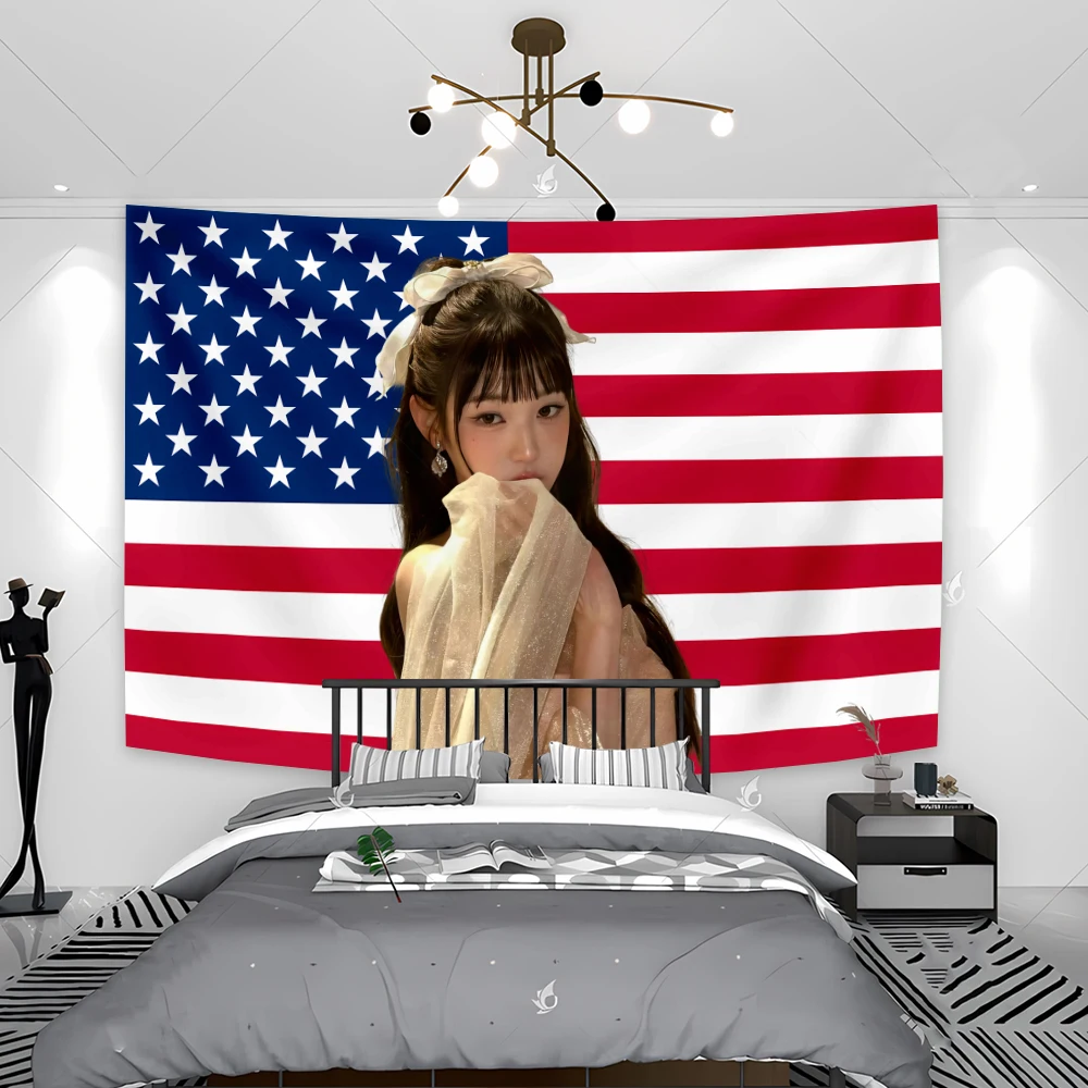 Постер Kpop обои гобелен Wonyoungs коллекция поклонников подарки на день рождения для