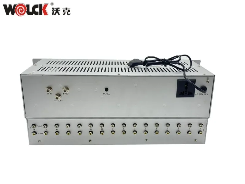 Заводская цена Catv Headend Радиочастотный модулятор 16-канальный аналоговый Agile