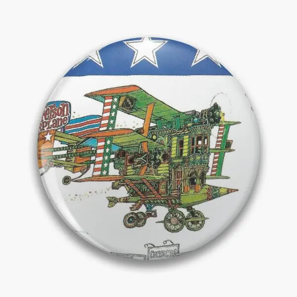 1967 мягкая булавка для пуговиц с самолетом Джефферсона, забавная мультяшная брошь для влюбленных, модная женская булавка для лацкана, подарок на шляпу, металлический значок для воротника, одежды