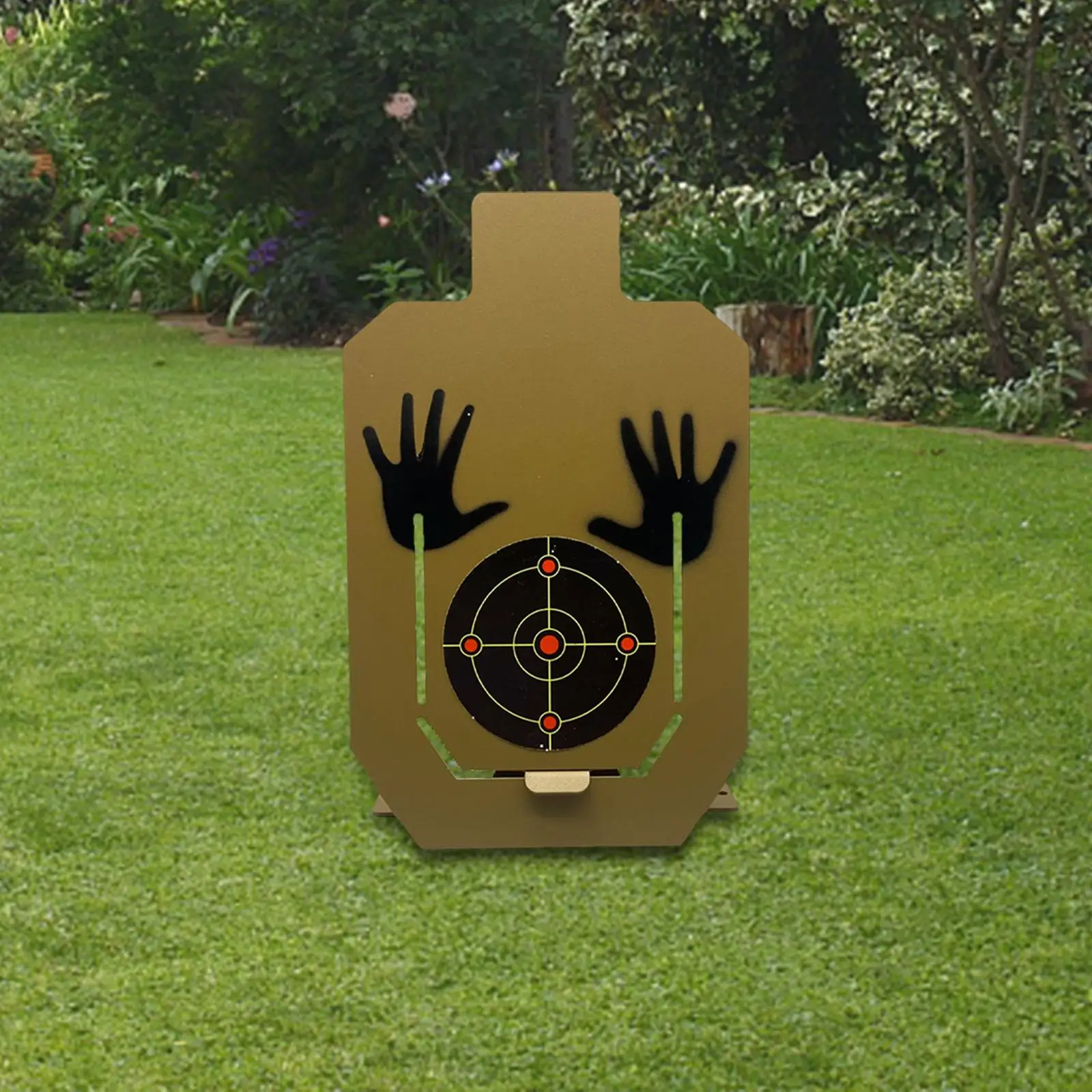 

Carbon Steel Silhouette Target Shooting Hunting Catapult Professionals Shoot Practice Archery Aim for Training Practice Outdoor
