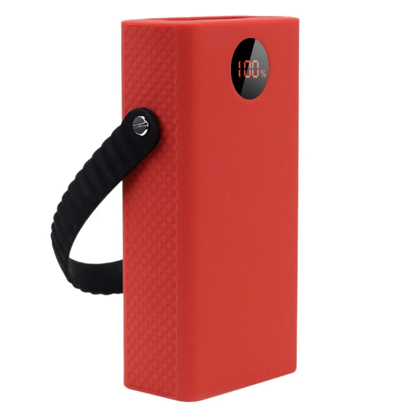 

Silicone Case for ROMOSS Zeus PEA40 40000MAh Power Bank Anti-Slip/Anti-Fall Soft Cover Portable Protective Sleeve(Red)