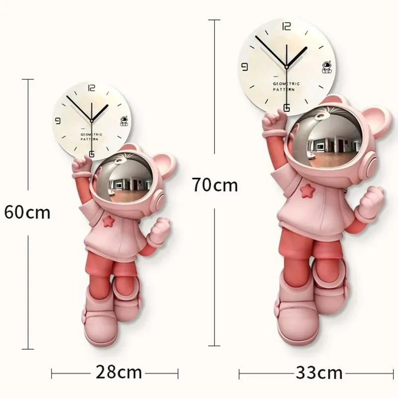 Бесшумные настенные часы Мультяшные Креативные украшения комнаты товары в