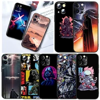 jedi knight star wars for apple iphone 13 12 mini 11 xs pro max x xr 8 7 6 plus se 2020 5 capa black soft tpu phone case