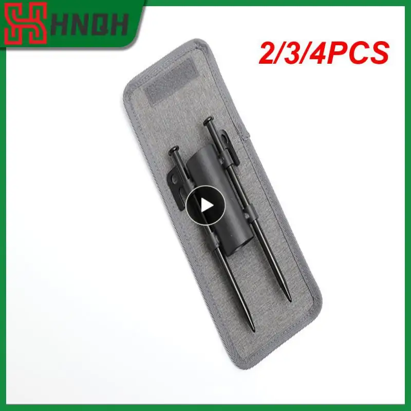 

2/3/4PCS Sky Curtain Rod Holder Safety 3 Meters To Insert Ground Camping Canopy Rod Iron Holder Adjustable More Firmly Steel