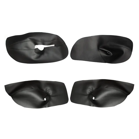 Apenas 4 portas capa de apoio de braço de porta de couro macia para VW Golf 4 Mk4 Bora Jetta 1999 - 2005 Tampa da capa do apoio do braço do braço do braço do carro