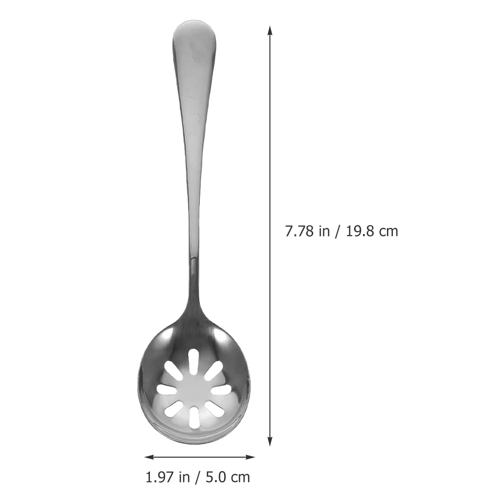 Посуда Столовые приборы Дуршлаг из нержавеющей стали Ложки с прорезями Ухонная