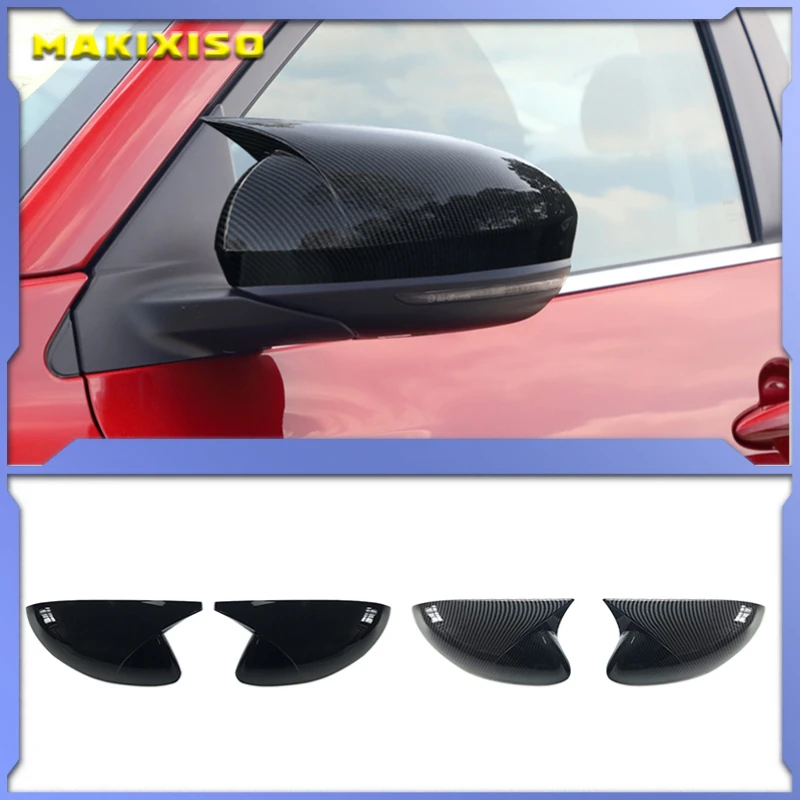 

Car Rearview Mirror Cover Horn Style for Nissan Sylphy Sentra 2020 2021 Accessories