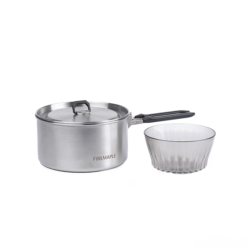 Кастрюля Fire Maple из нержавеющей стали для кемпинга 0 8 л