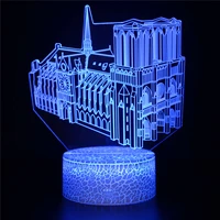 world famous scenic spots 3d lamp acrylic usb led nightlights neon sign christmas decorations for home bedroom birthday gifts