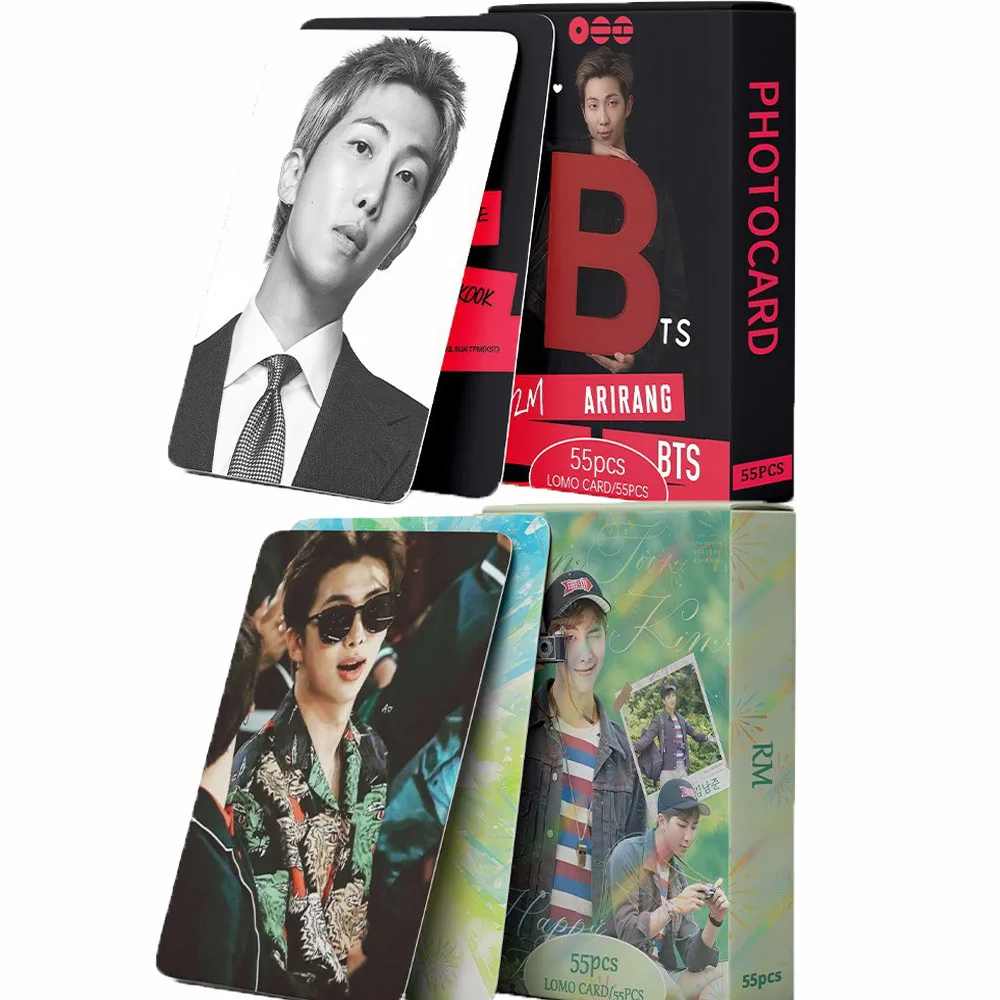Коллекционные HD-ламинированные карточки Kpop BTS RM Ким Намджун, фото-карточки с портретами айдолов, коллекция для фанатов, подарок. (art.: 3920dd17c8c49) - 3920dd17c8c49