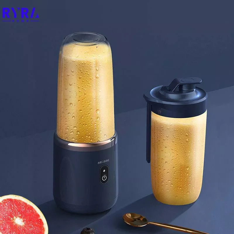 

Cup Juicer Fruit Juice Cup USB Charging Fruit Squeezer Blender Food Mixer Ice Crusher Plastic Machine Juicers 6 Blades