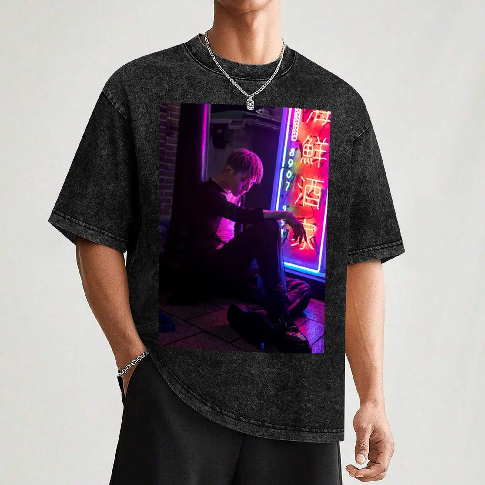 Футболка SHINee TAEMIN MOVE рубашки с рисунком аниме футболки баскетбола мужская