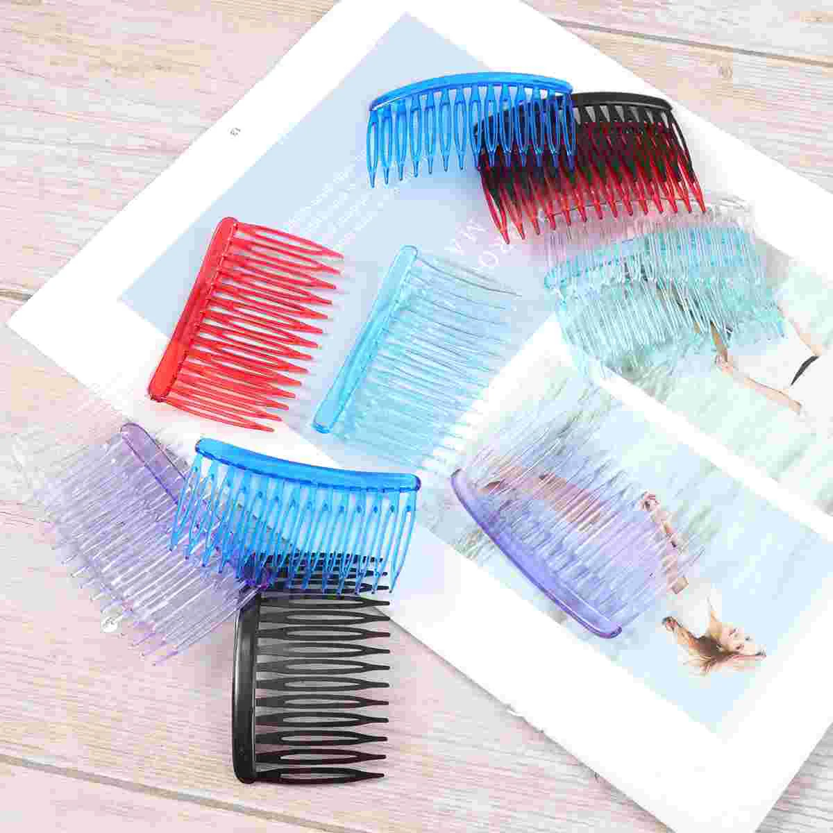 

Hair Comb Combs Women Sideaccessories French Clips Girl Classic Slide Decorative Veil Hairclip Bridalclip Fancy Pin Wedding Mens