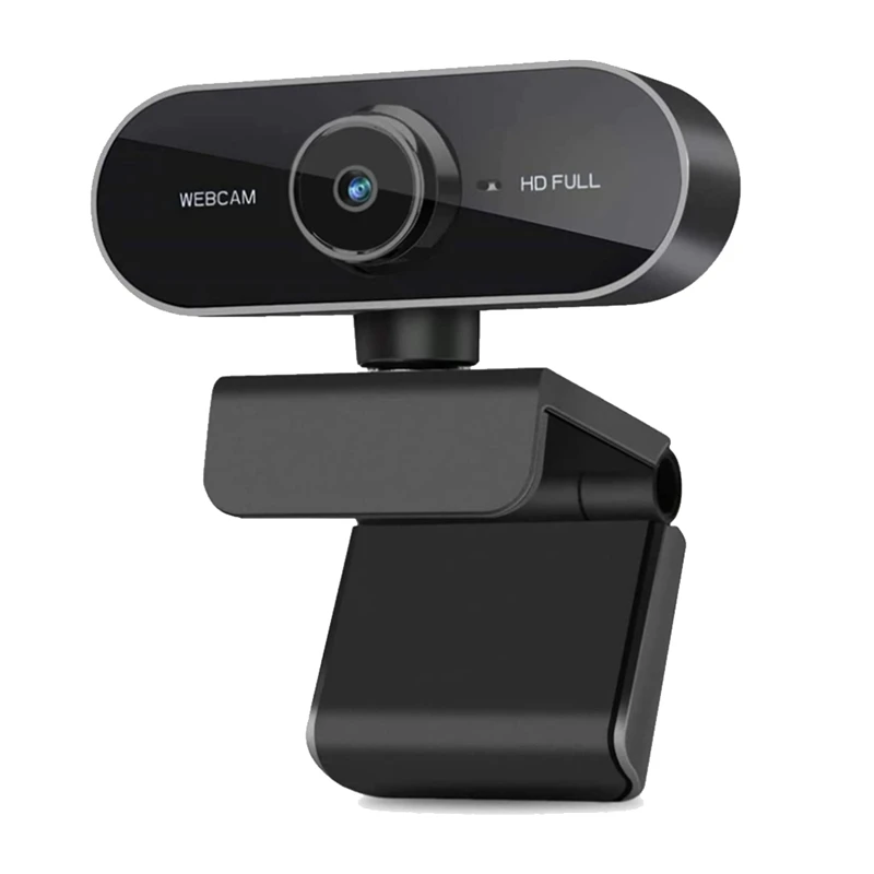 

Веб-камера с микрофоном и штативом для ПК, настольного компьютера, ноутбука, USB веб-камера Plug And Play, веб-камера 1080P Full HD