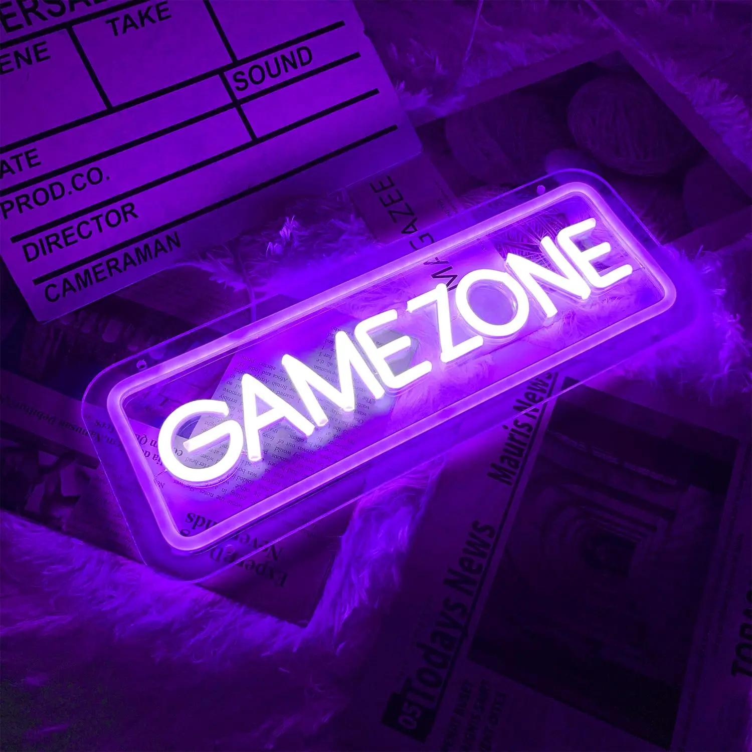 

Неоновая светодиодная вывеска Game Zone из акрила