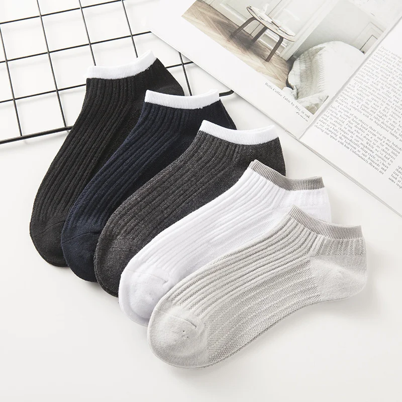 5pairs/lot Socks Women's Spring And Summer Cut Socks Leisure Cartoon Boat Socks Wholesale Promotion