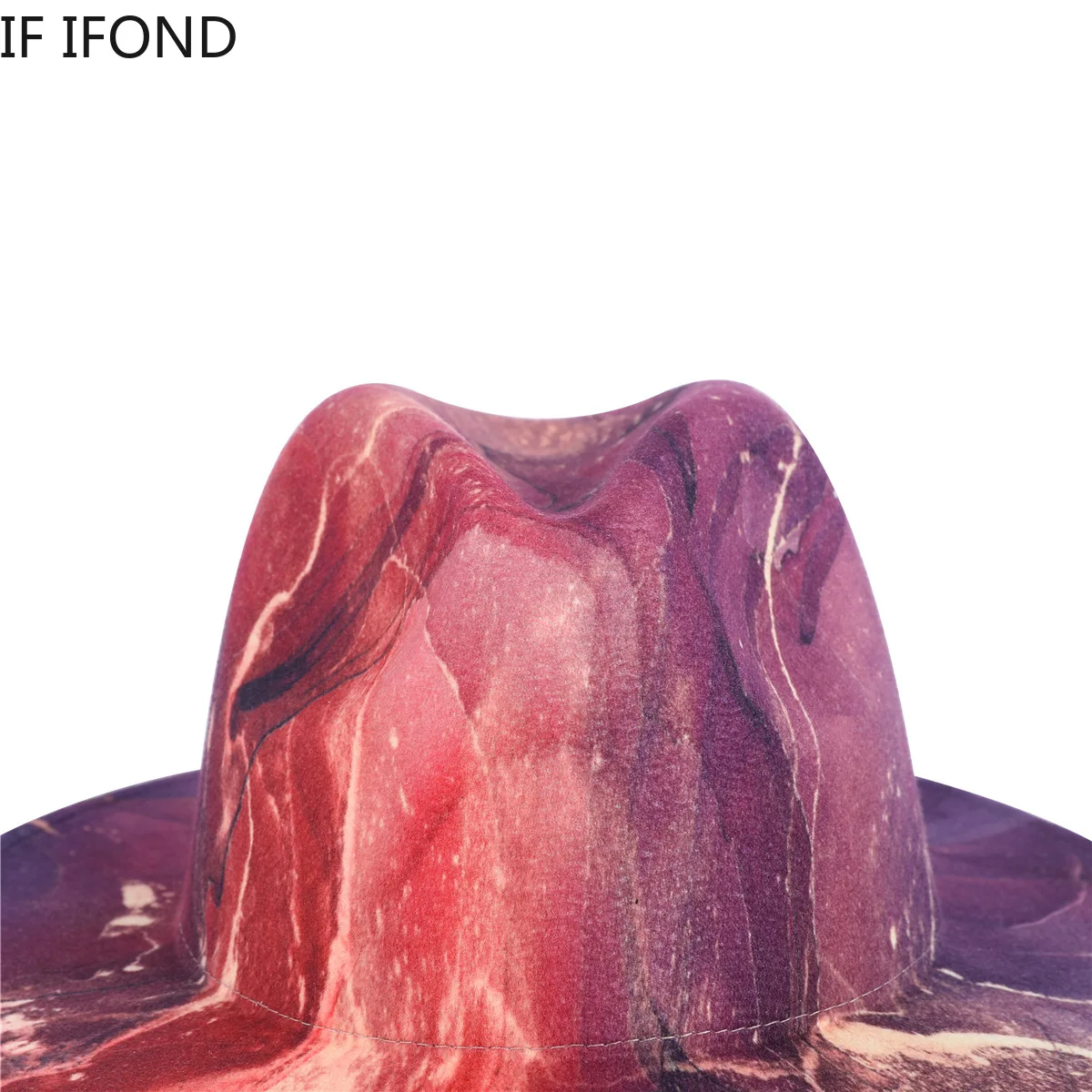 Женская фетровая шляпа для уличного платья с 3D градиентом 2022 | Фетровые шляпы