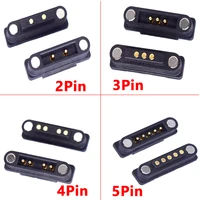 1set pogopin magnetic connector 2pin 3 4 5 pole male female 2a spring loaded waterproof connector pogo pin dc power charge probe