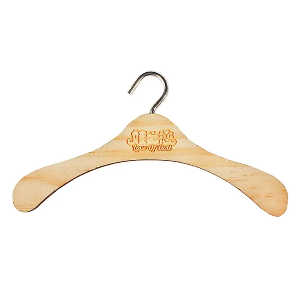 

Wooden Dolls Clothes Hanger for 1/3 BJD Dolls Clothes Doll Accessories