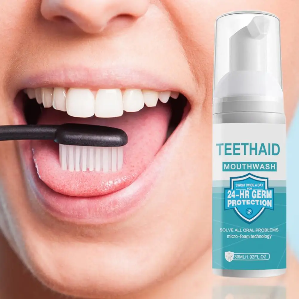 

Teeth Whitening Mousse Useful Compact Multipurpose for Personal Use Tooth Cleaning Mousse Mouthwash Toothpaste