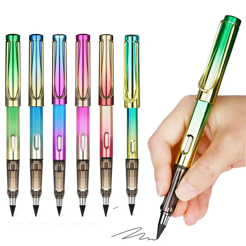 

Colorful Eternal Pencil Unlimited Writing Pencils No Ink Pen Pencils Painting Supplies Novelty Gifts School Office Stationery