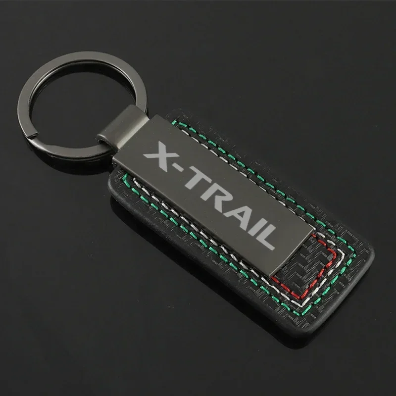 

Автомобильный металлический брелок для ключей, держатель для Nissan X-Trail, кожаные автомобильные брелки с пряжкой, подвеска, аксессуары